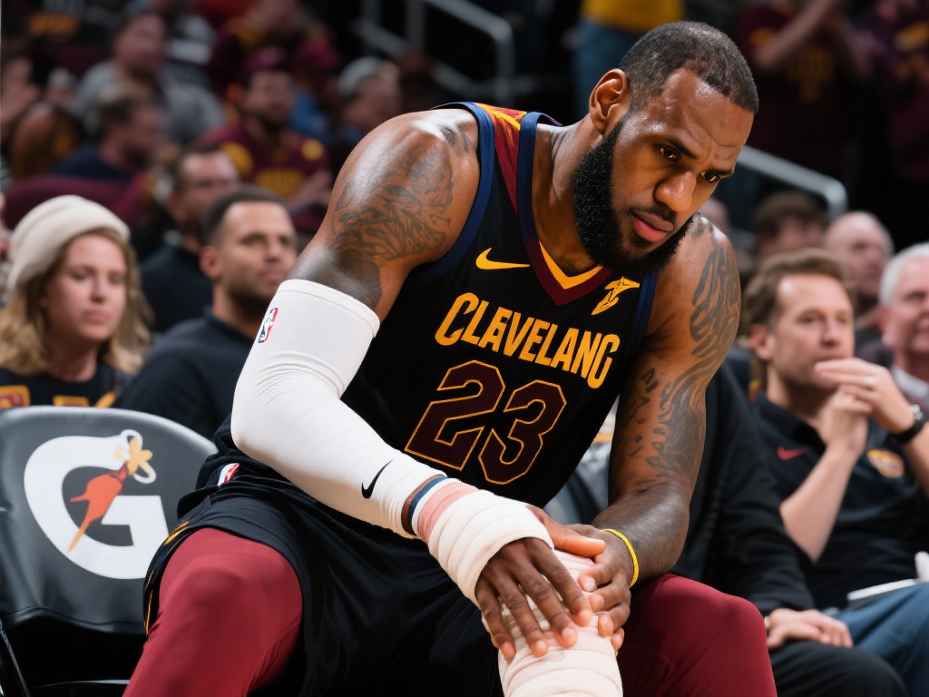 詹姆斯左膝内侧副韧带二级扭伤确诊!伤势情况曝光 对于广大球迷而言,詹姆斯的伤情无疑是一个